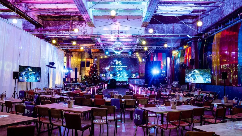 Futuristic corporate event end of year events create team cohesion and reduce staff turnover