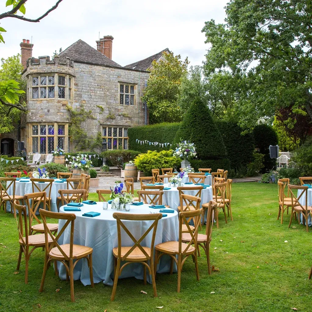 Family garden party