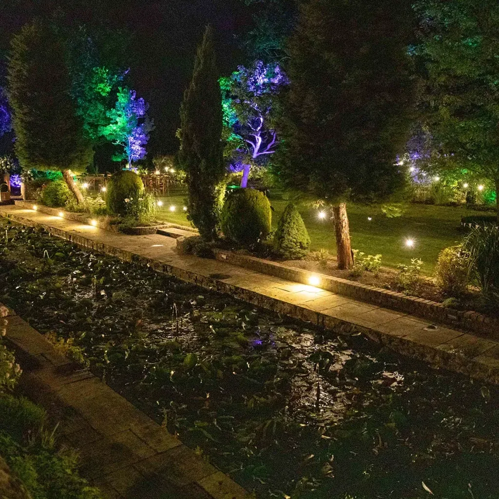Evening event lighting