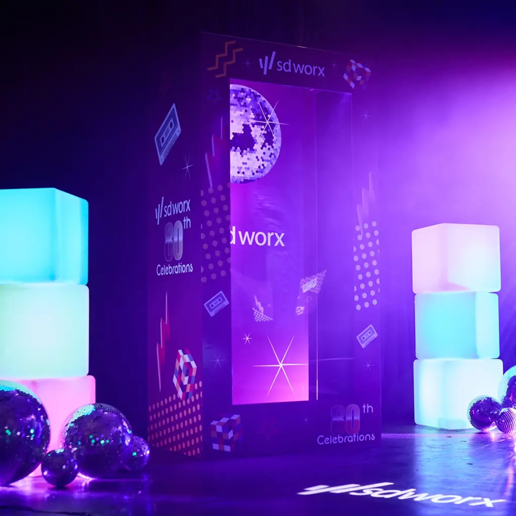 Branded photo booth